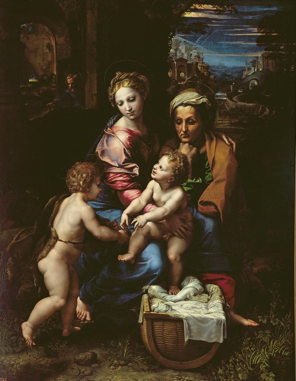 La Sacra Famiglia (La Perla) c.1518 da Raffaello Sanzio Raphael