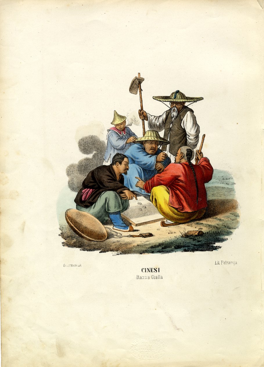 Popolo cinese, 1863-79 da Raimundo Petraroja