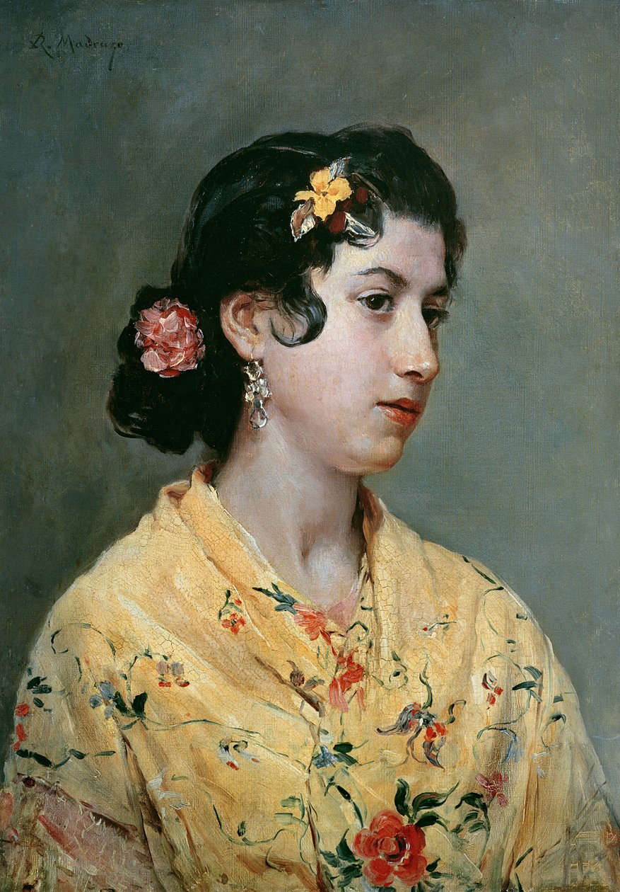 Donna andalusa, 1898 da Raimundo de Madrazo y Garreta