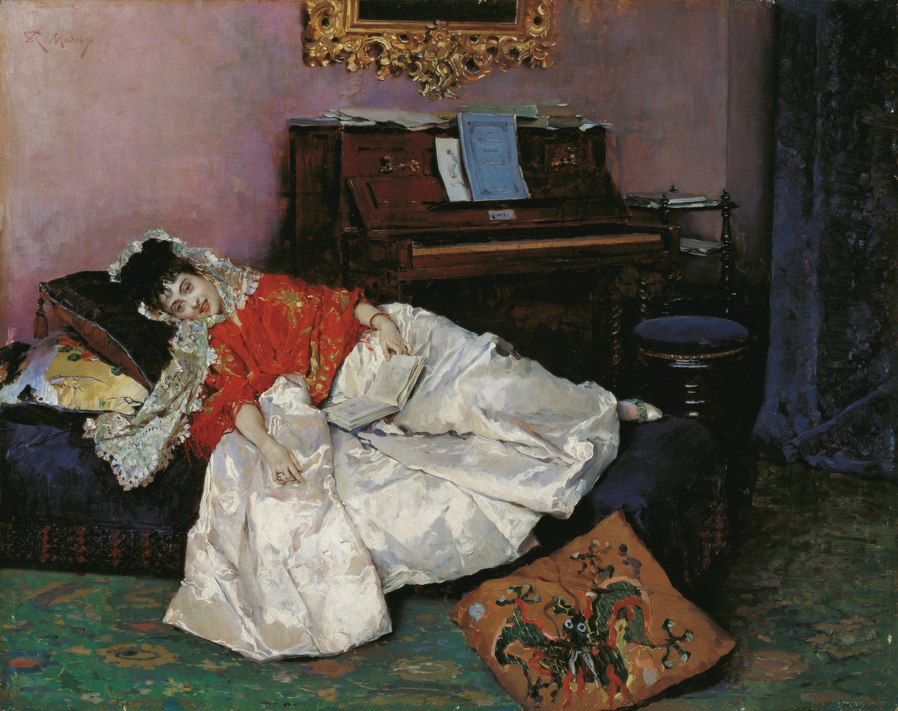 La lettura di Aline Masson da Raimundo de Madrazo y Garreta