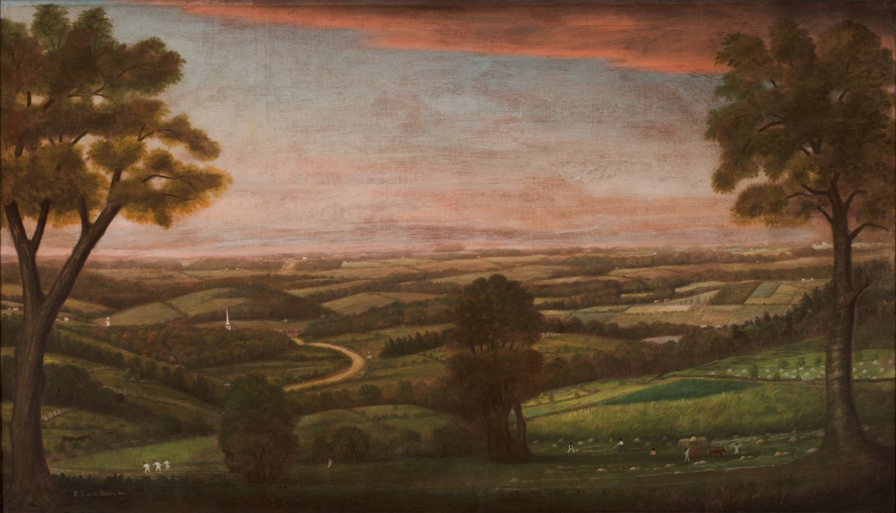Guardando a est da Denny Hill, 1800 da Ralph Earl or Earle