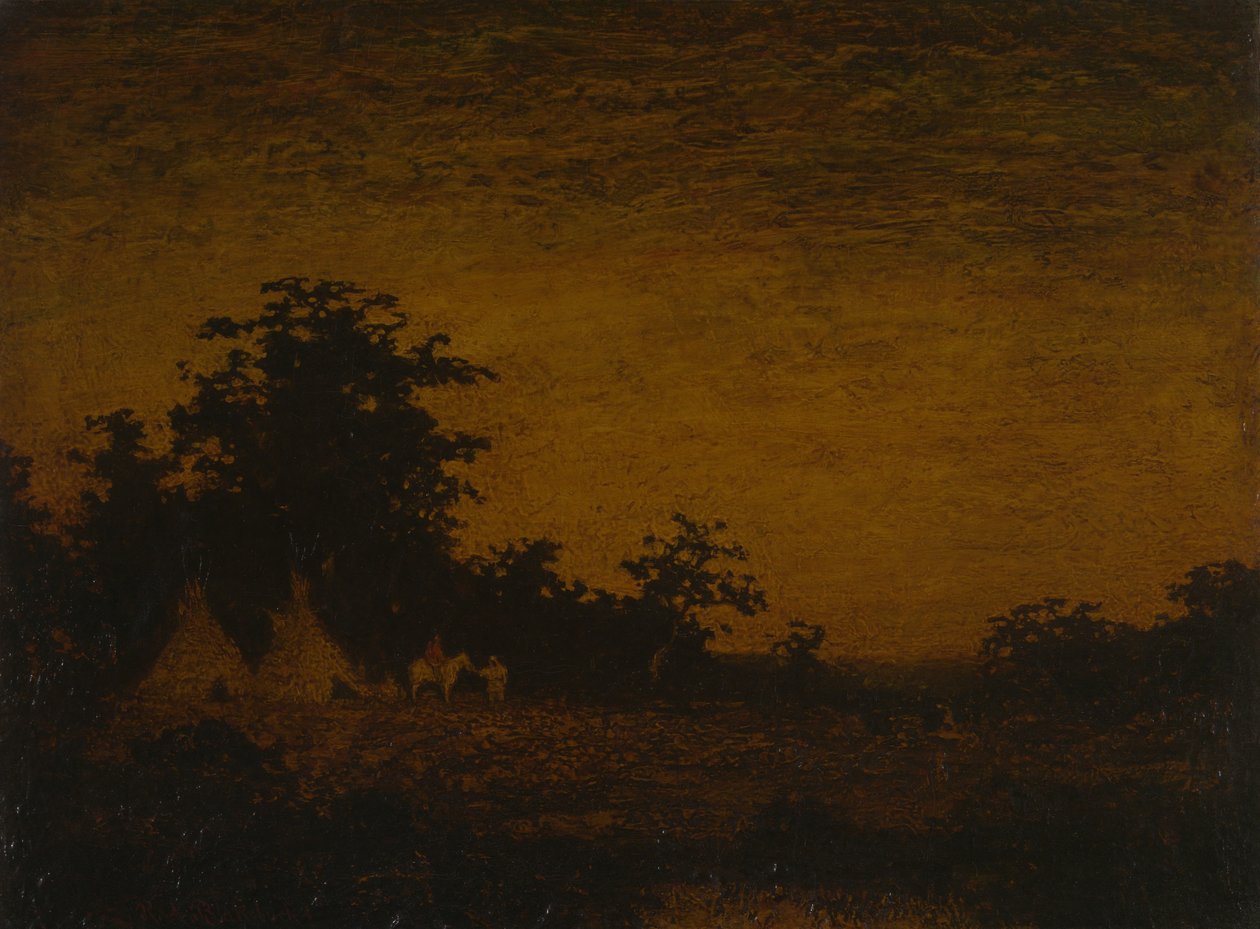 Accampamento indiano da Ralph Albert Blakelock