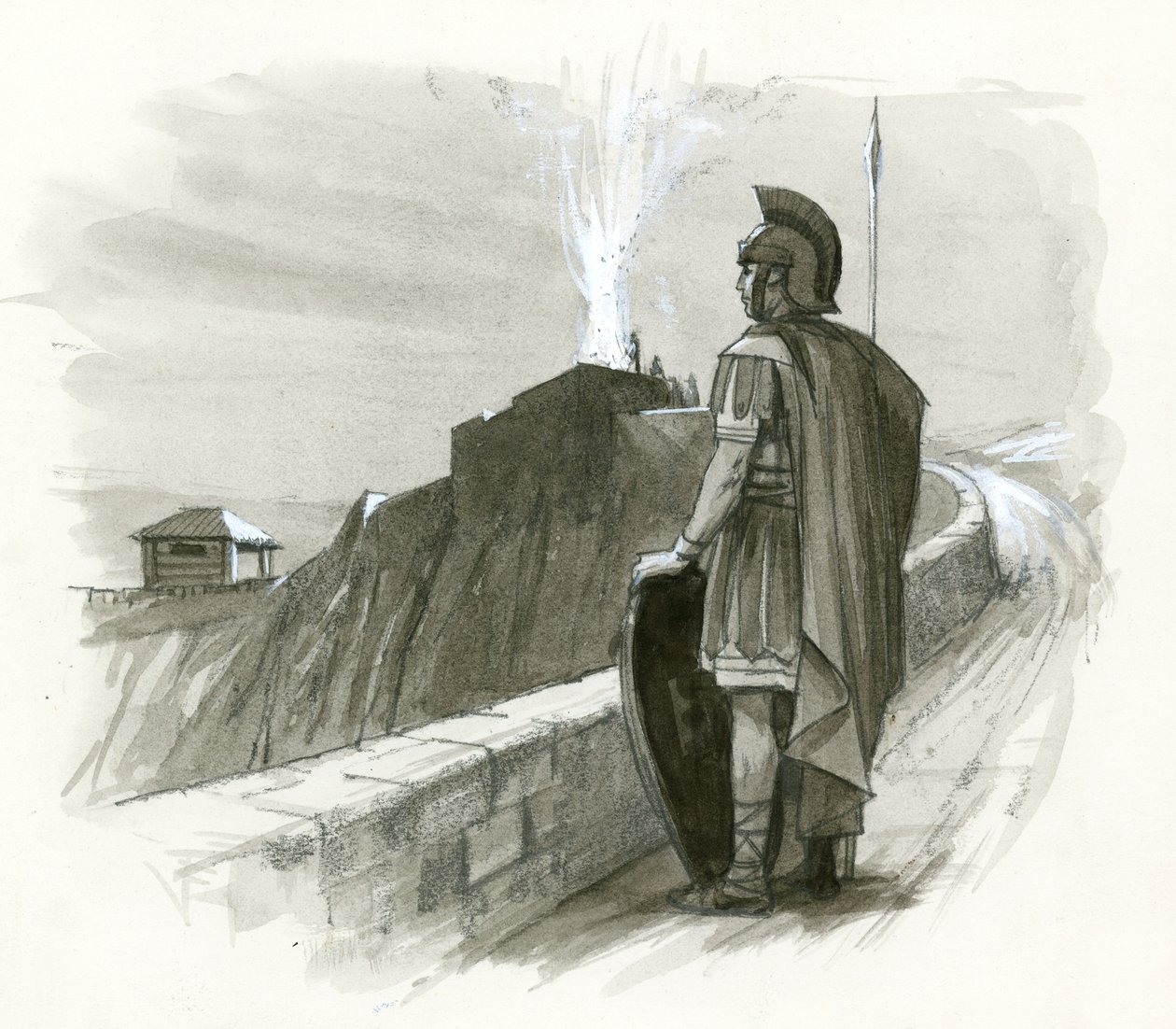 Un fuoco di segnalazione romano da Ralph Bruce