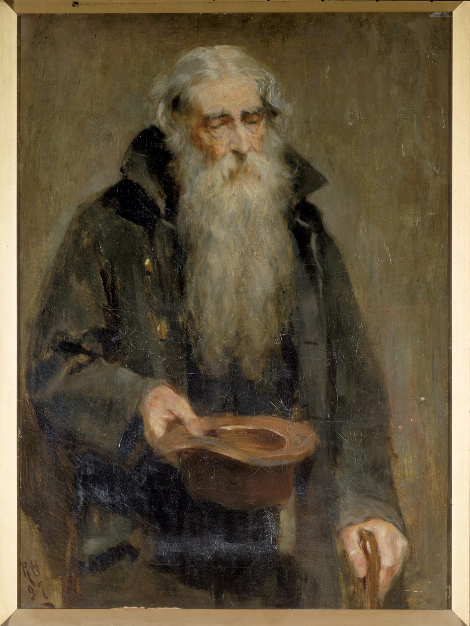 Mendicante cieco, 1897 da Ralph Hedley