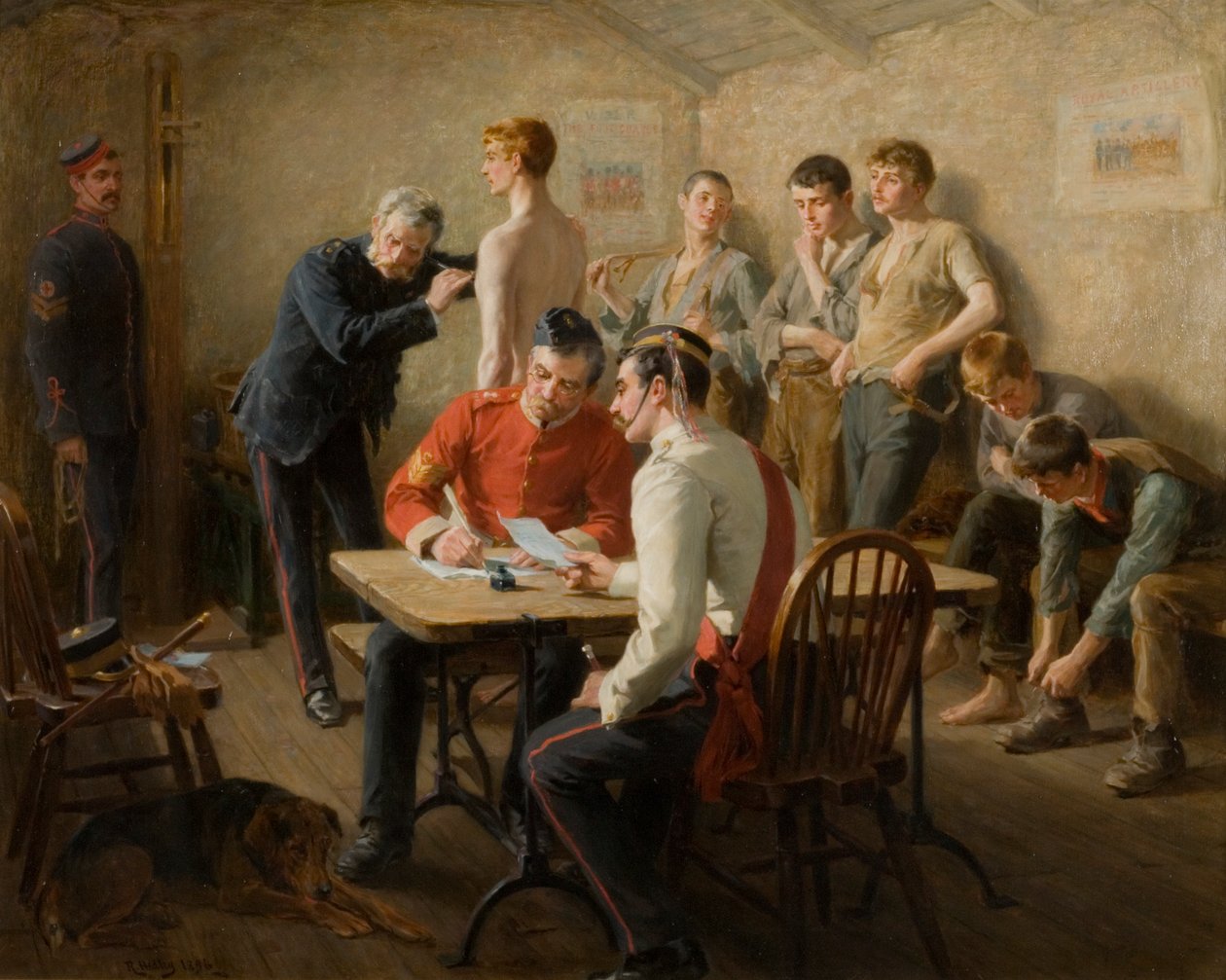 Passando il dottore, 1896 da Ralph Hedley