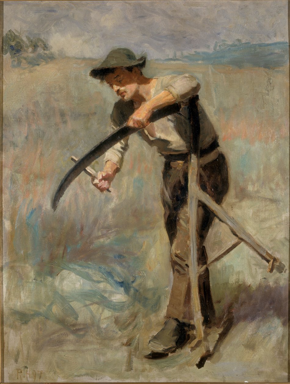 Affilare la falce da Ralph Hedley