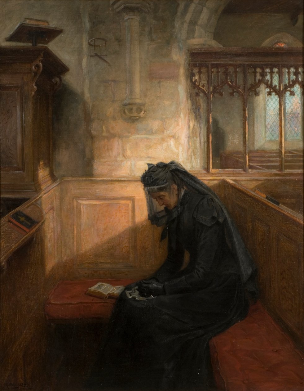 La vedova da Ralph Hedley