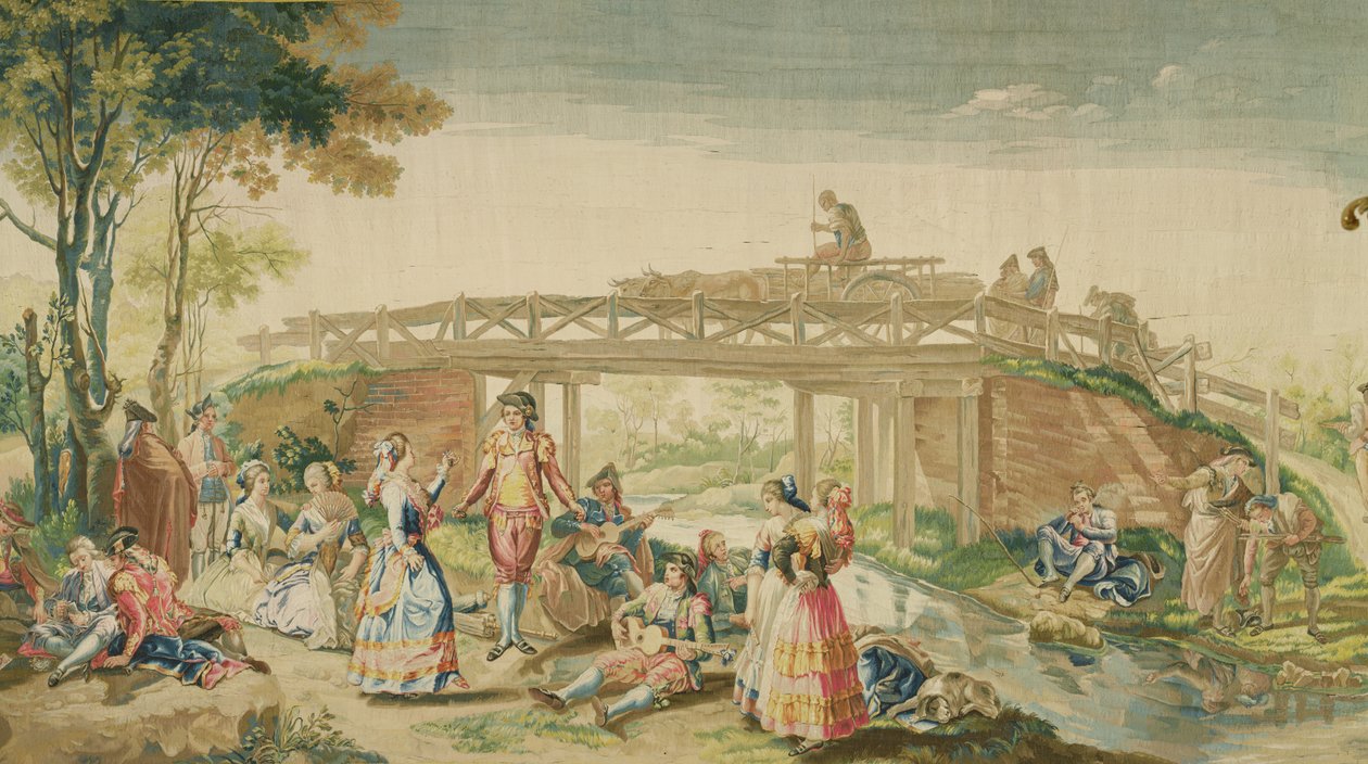 Il ponte sul canale da Ramon Bayeu y Subias