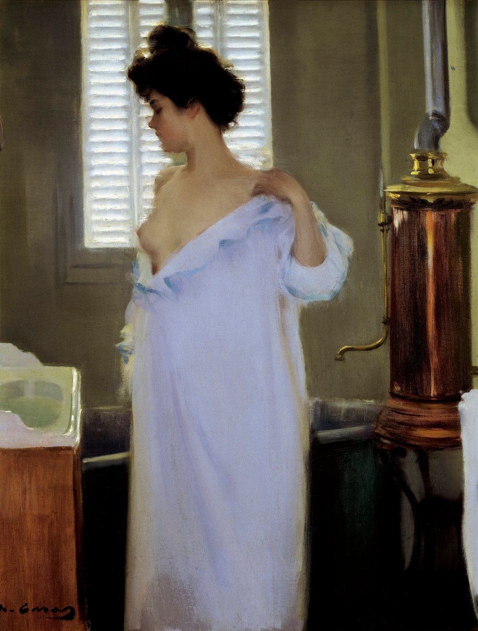 Prima del bagno da Ramon Casas i Carbo