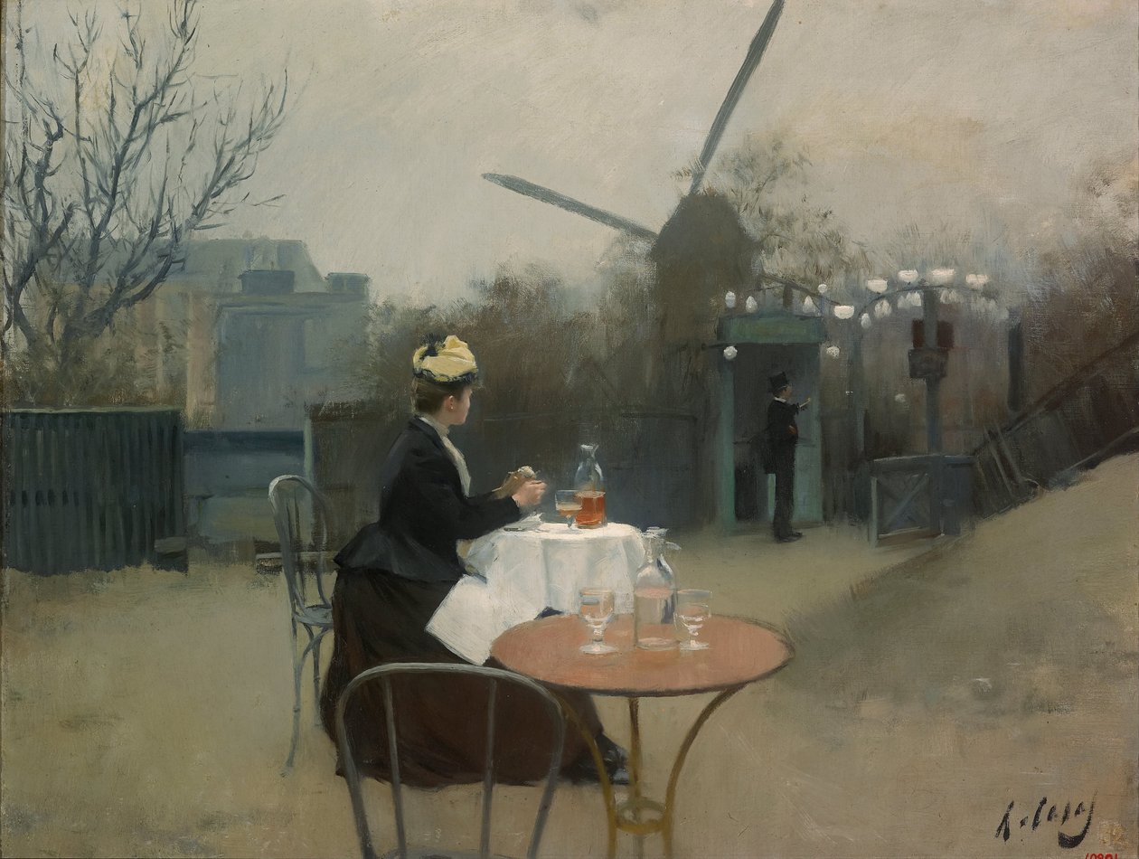 En plein air da Ramon Casas i Carbo