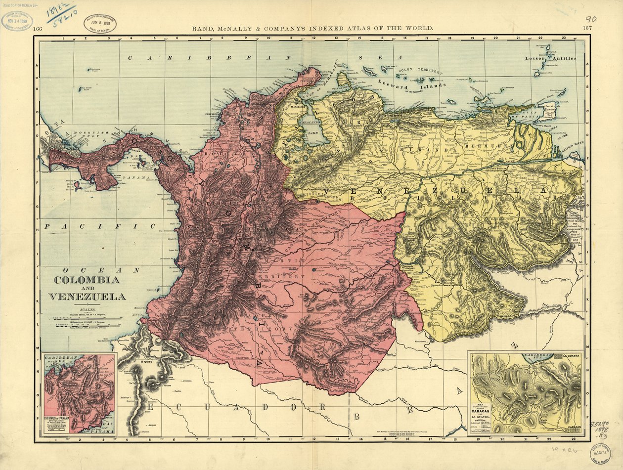 Colombia e Venezuela. LOC 2003627059 da Rand McNally and Company