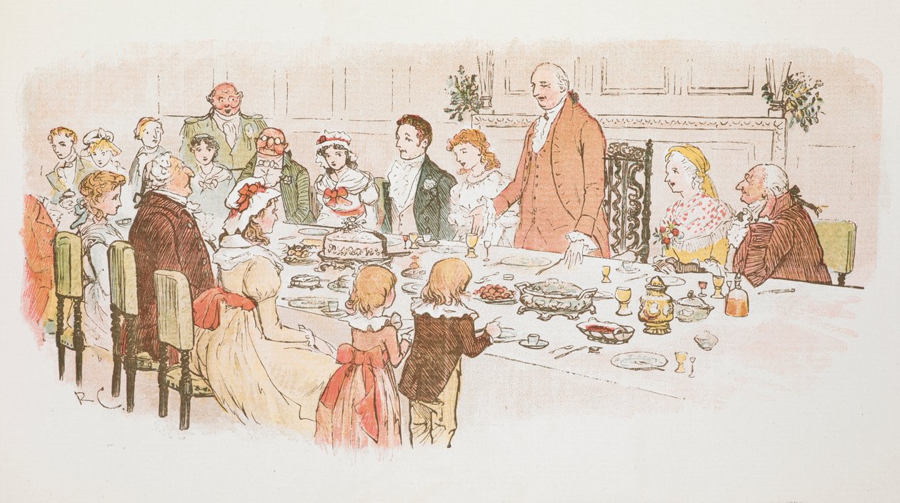 Un pasto di Natale da Randolph Caldecott