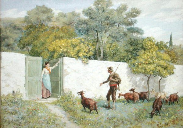 Scena a Montone - Il capraio da Randolph Caldecott