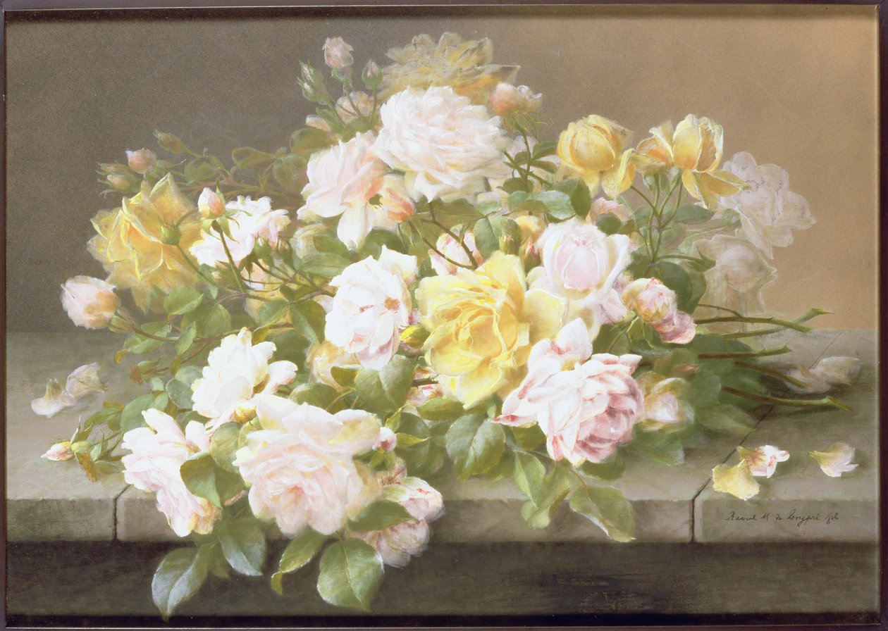 Rose Rosa e Gialle da Raoul M. de Longpre