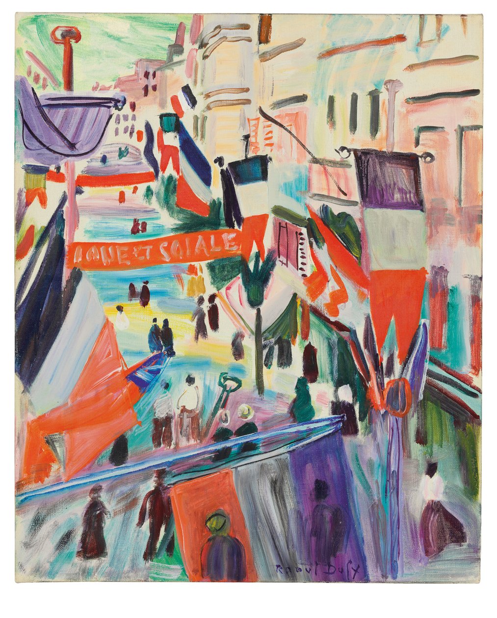 14 luglio a Le Havre da Raoul Dufy