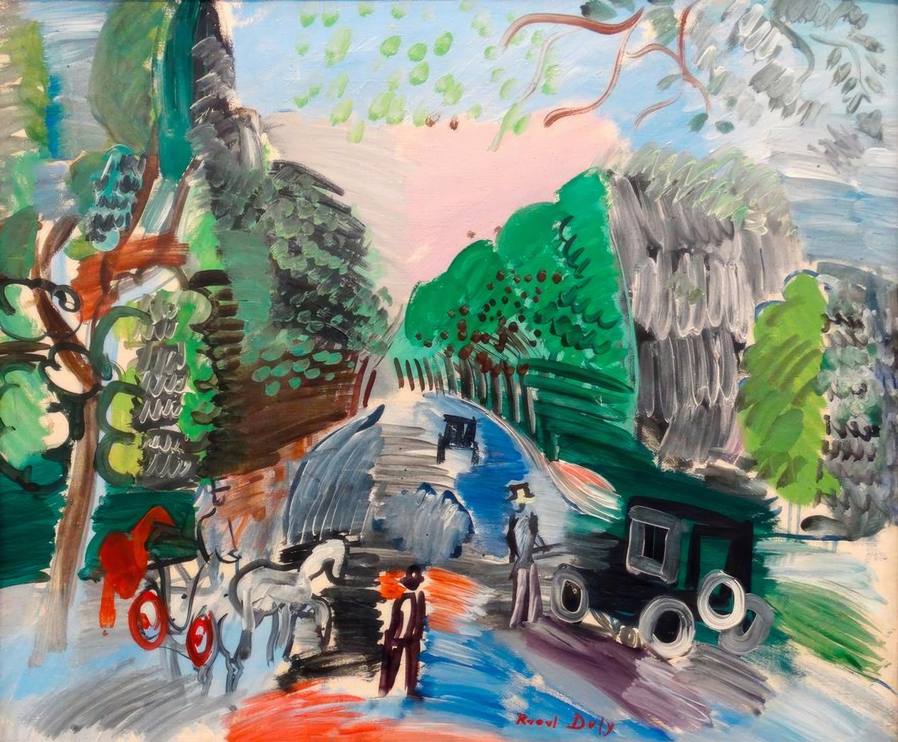 Al Bois de Boulogne da Raoul Dufy