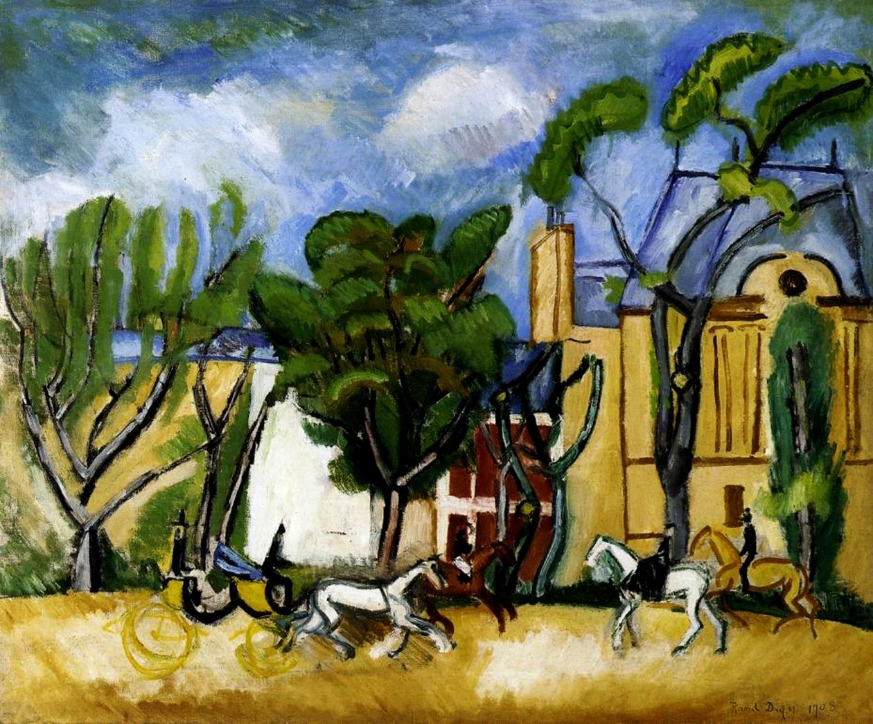 Bois de Boulogne da Raoul Dufy