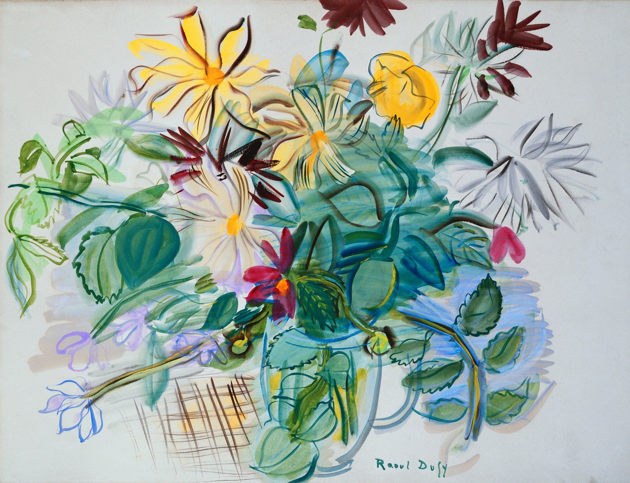 Bouquet di fiori da Raoul Dufy