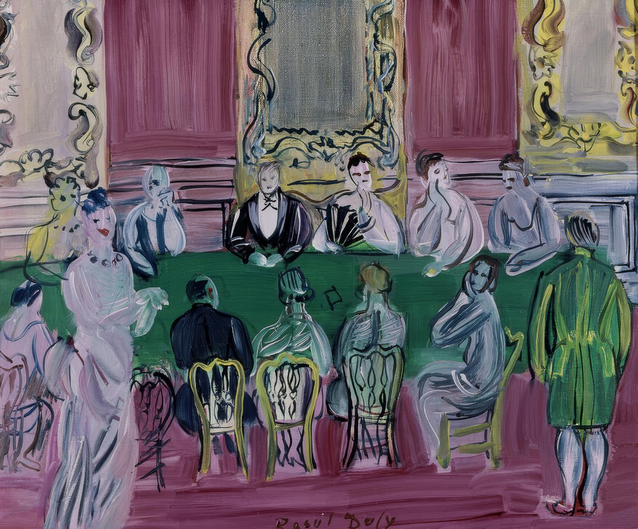 Il gioco del Baccarat da Raoul Dufy