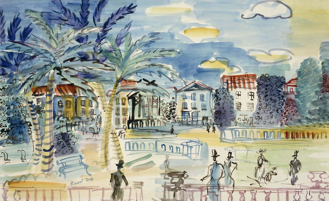 Eleganti nel parco da Raoul Dufy