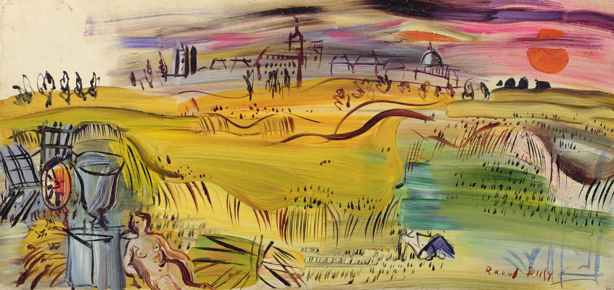 Vendemmia a Langres da Raoul Dufy