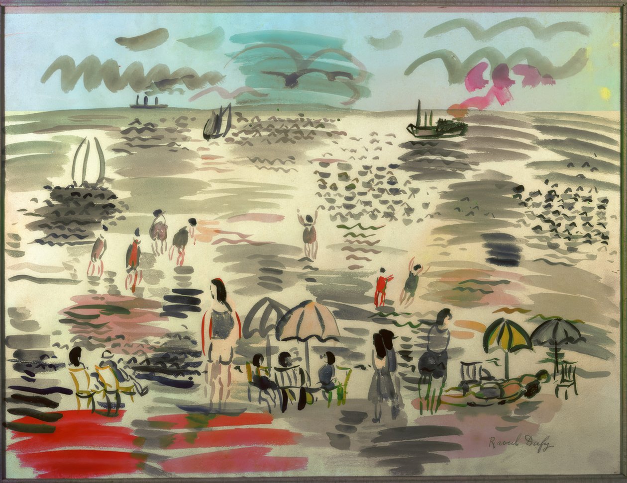 La spiaggia da Raoul Dufy