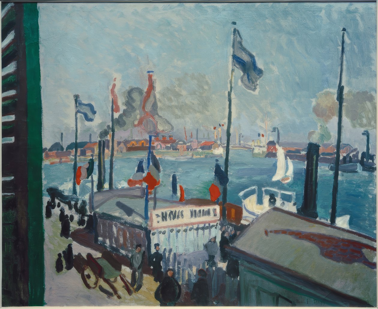 Il porto di Le Havre da Raoul Dufy