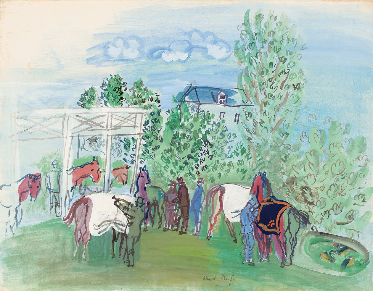 Paddock da Raoul Dufy