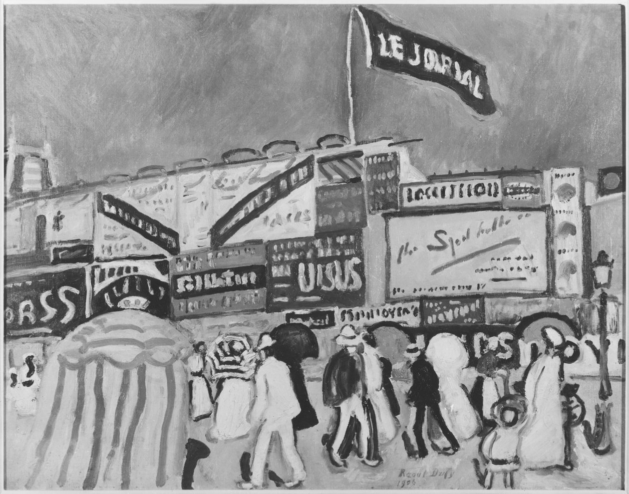 Manifesti a Trouville da Raoul Dufy