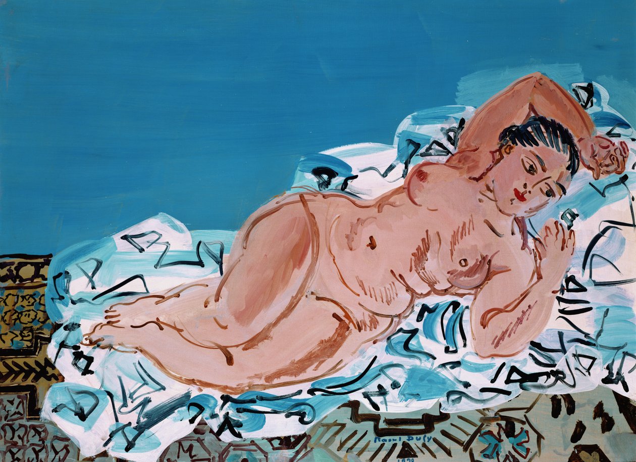 Nudo reclinato da Raoul Dufy
