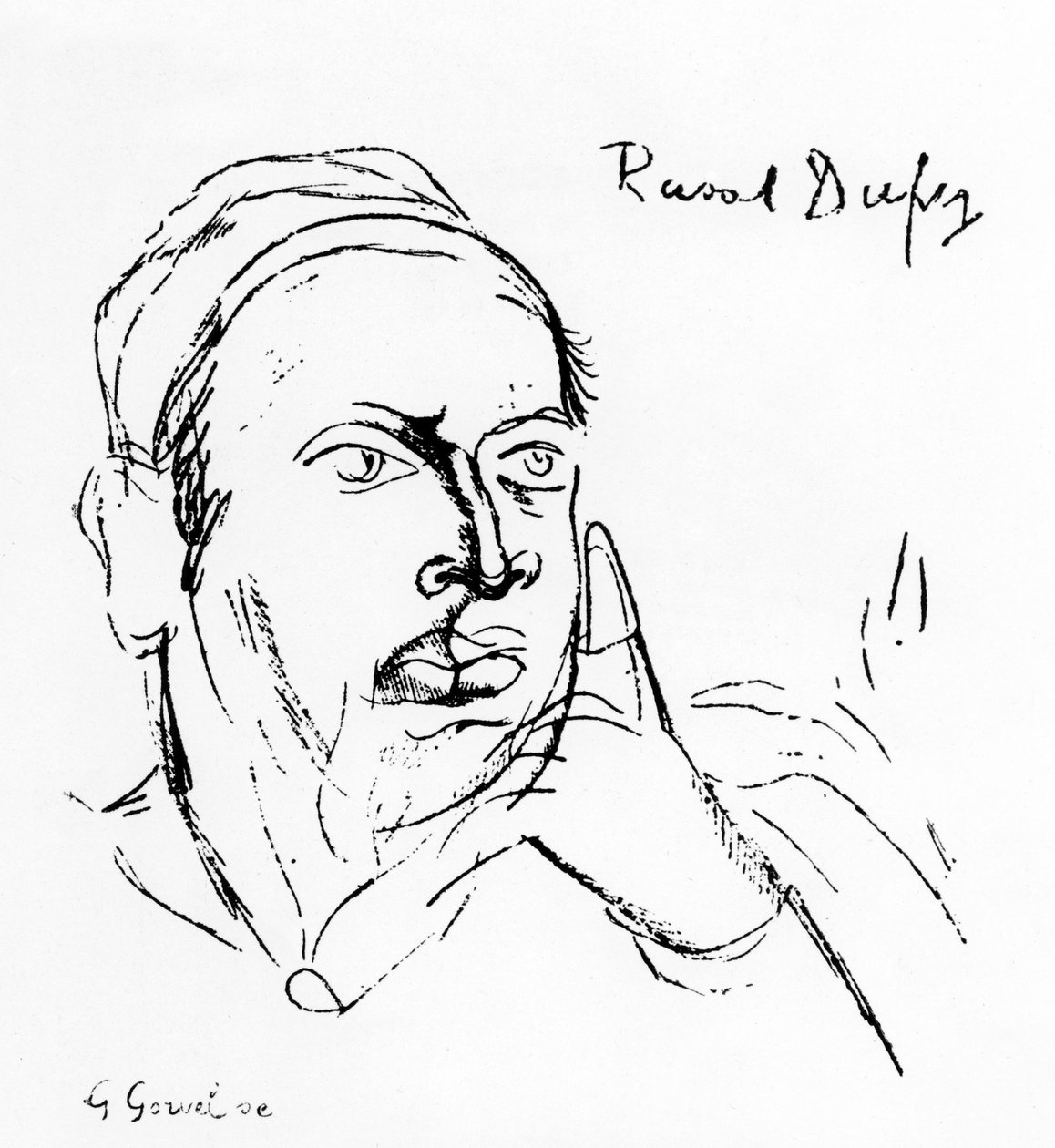 Remy de Gourmont (litografia) da Raoul Dufy