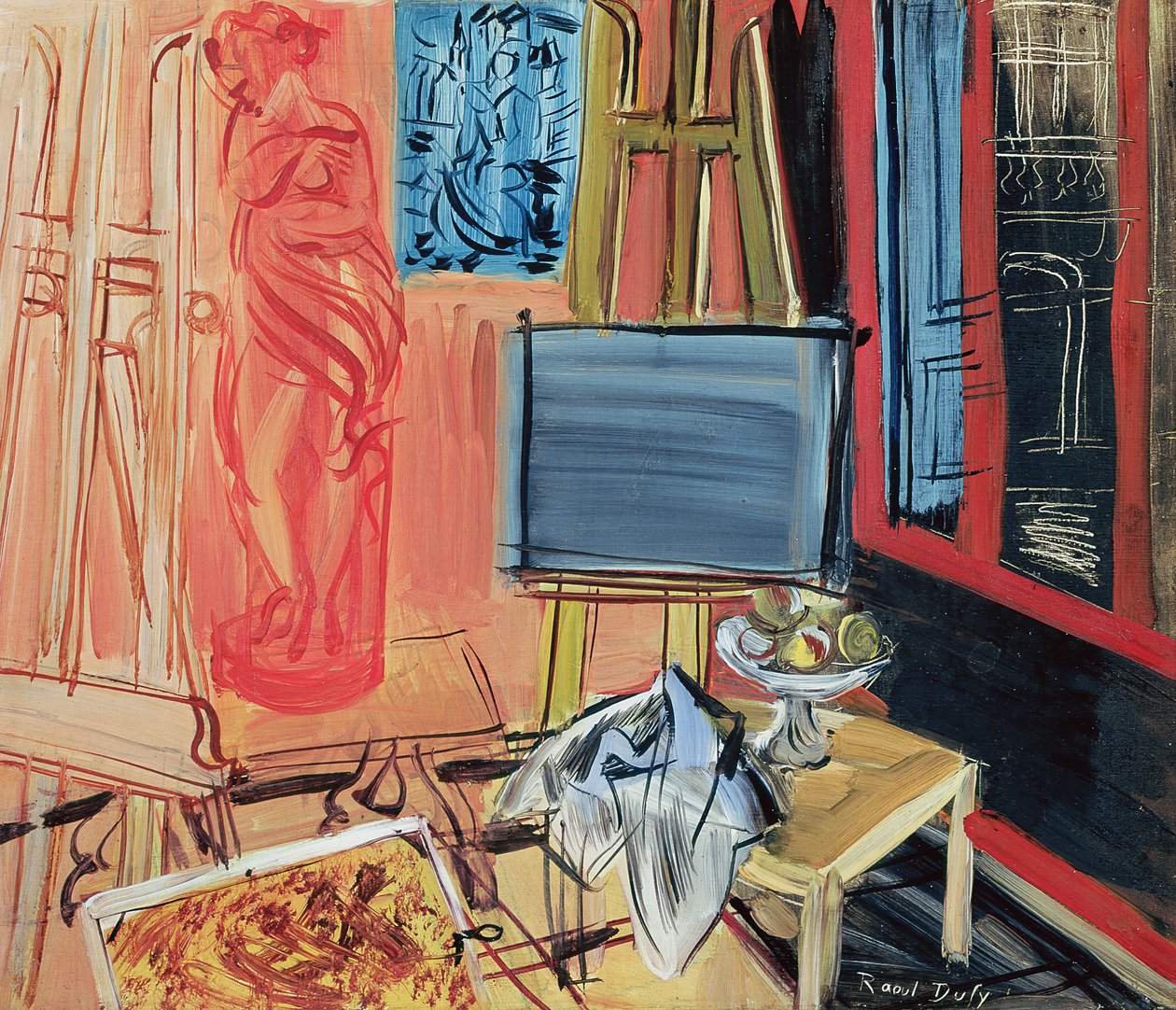 Natura morta (olio su tela) da Raoul Dufy