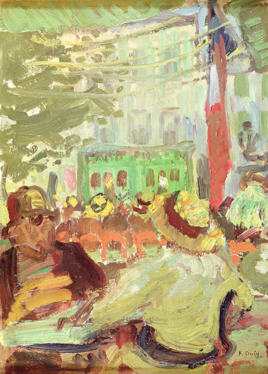 Terrazza Caffè a Martigues da Raoul Dufy