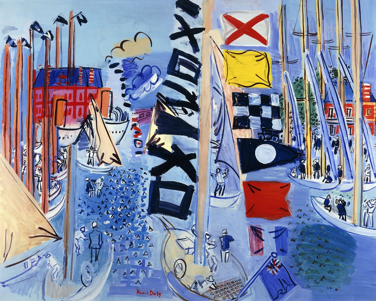 Il bacino; Le Bassin da Raoul Dufy