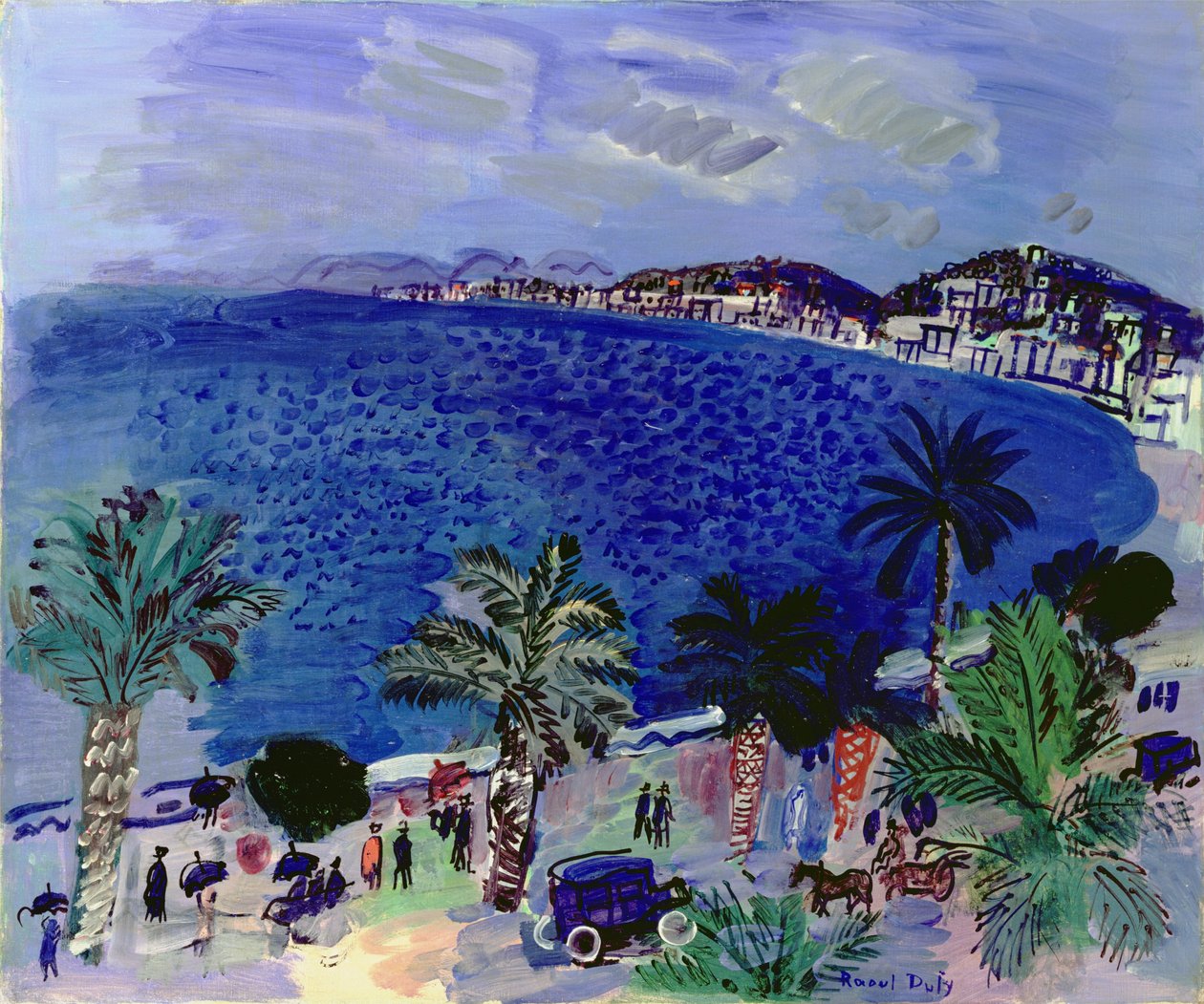 La Baia degli Angeli, Nizza da Raoul Dufy