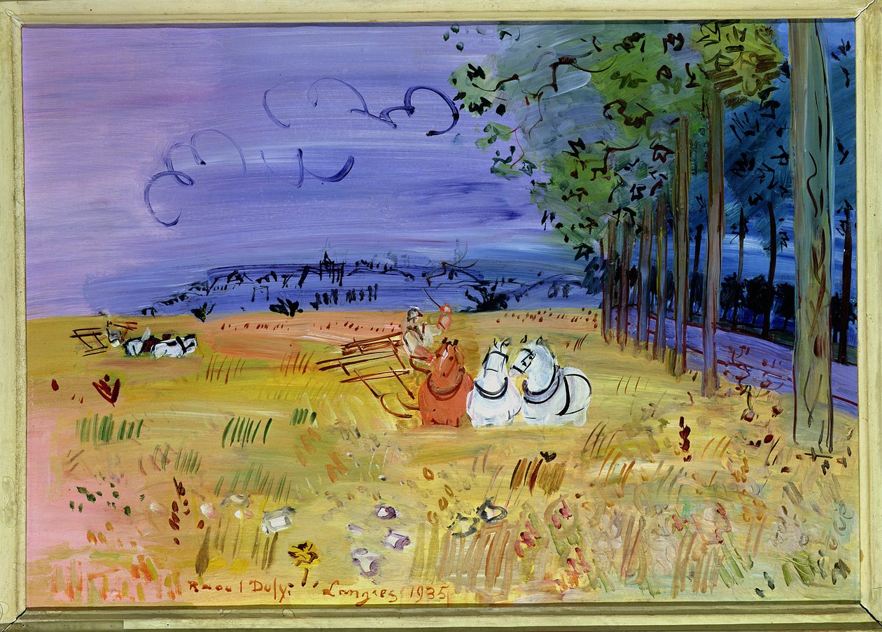 La vendemmia a Langres da Raoul Dufy