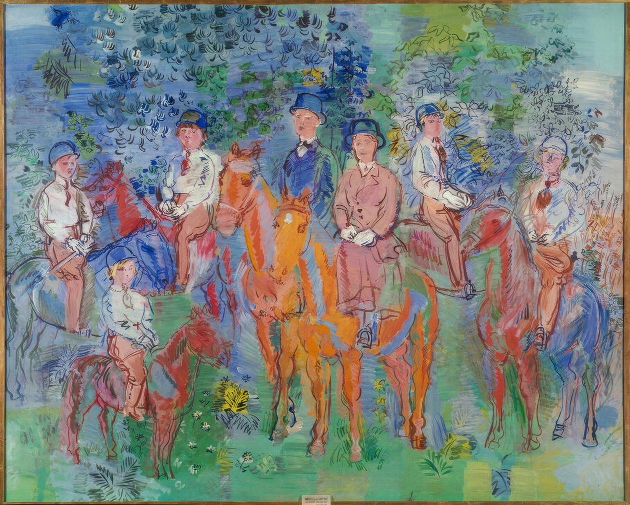 I cavalieri nel bosco da Raoul Dufy