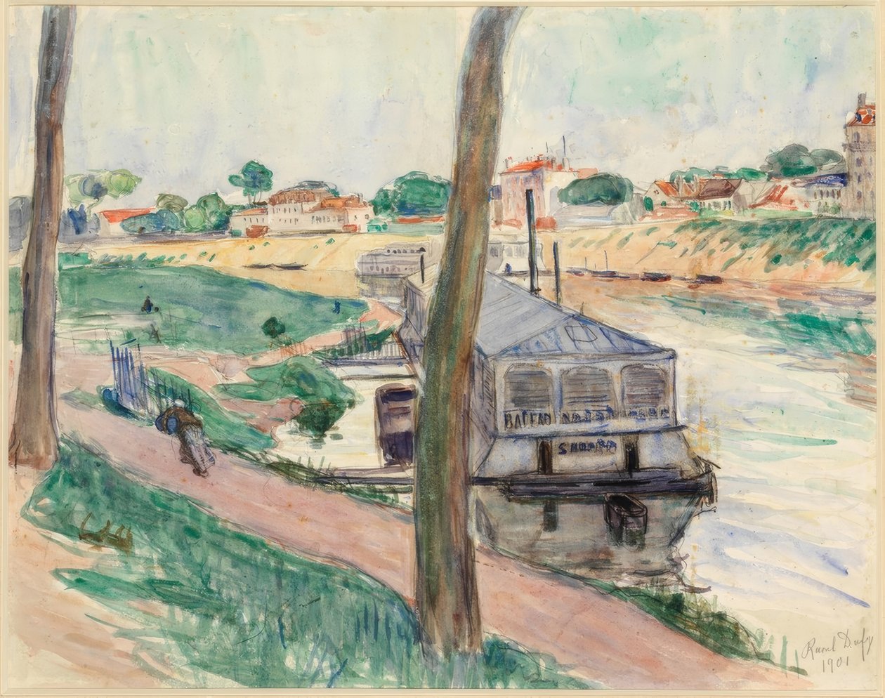 La casa galleggiante da Raoul Dufy