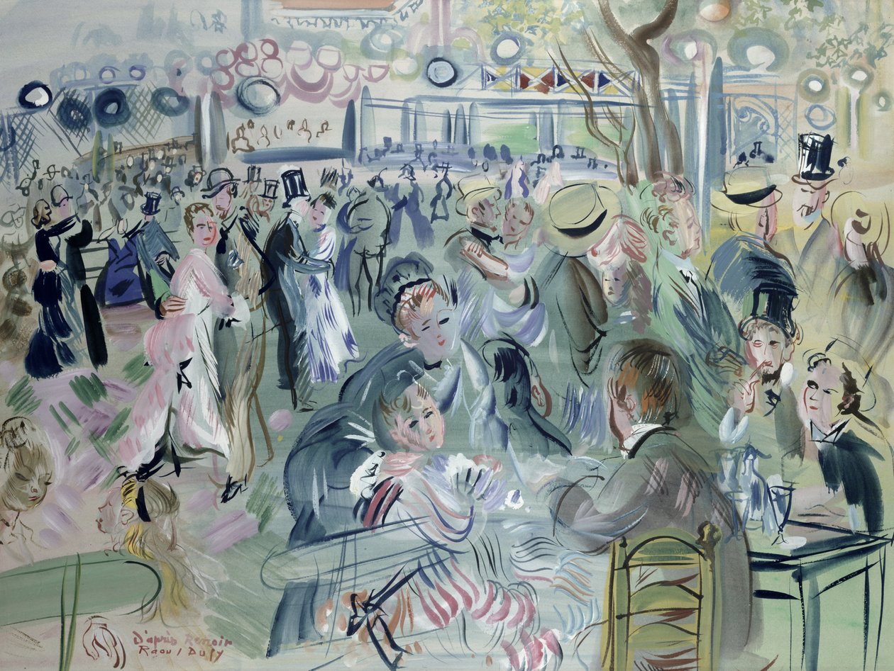 Il Moulin de la Galette da Raoul Dufy