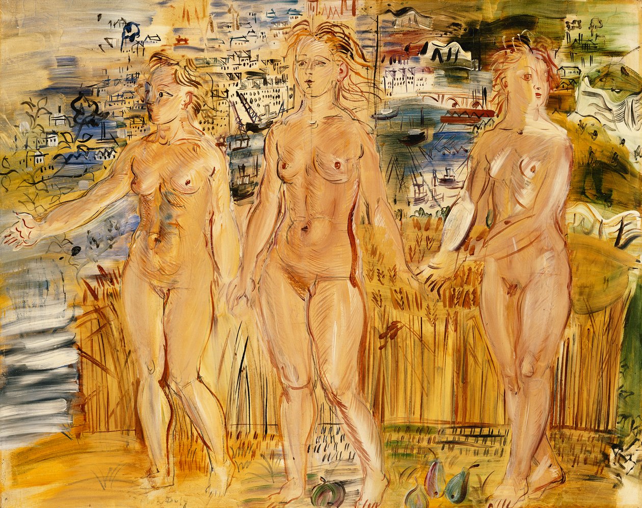 Le tre grazie; Les Trois Graces da Raoul Dufy