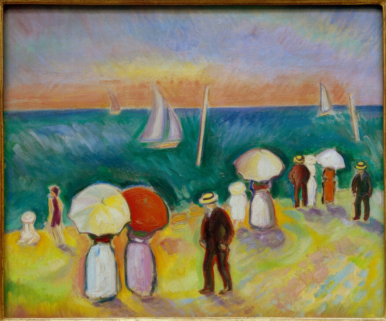 La spiaggia di Sainte-Adresse da Raoul Dufy