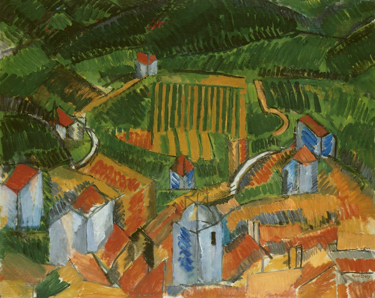 Paesaggio di Vence da Raoul Dufy