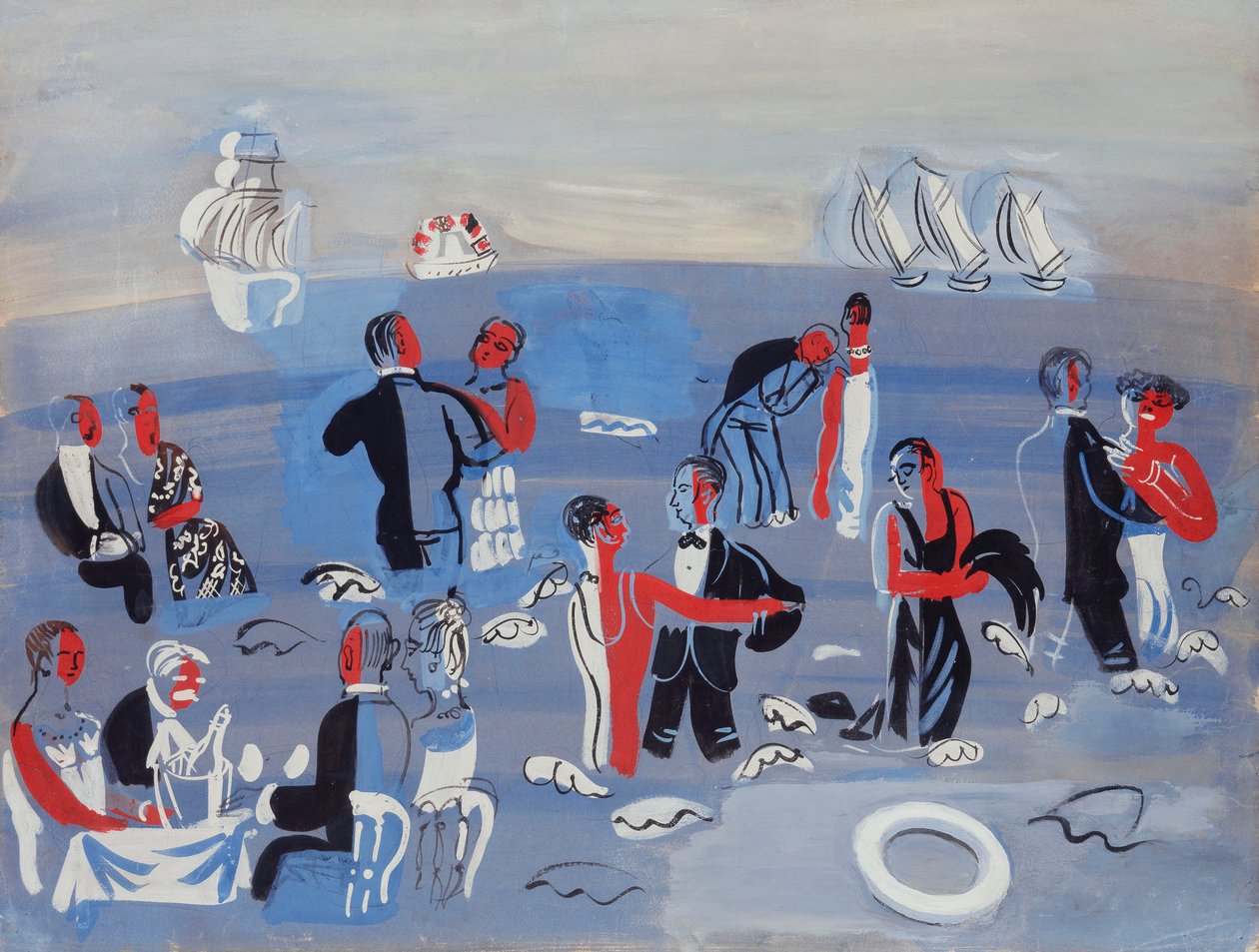 Ricevimento in acqua; Ricevimento Nautique da Raoul Dufy
