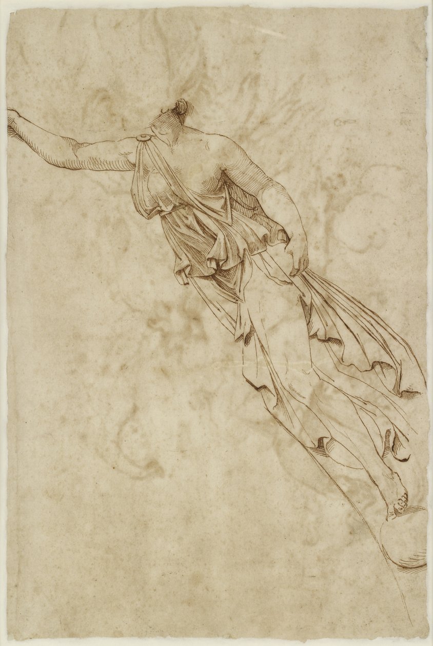 Figura della Vittoria (retro) da Raffaello Sanzio Raphael