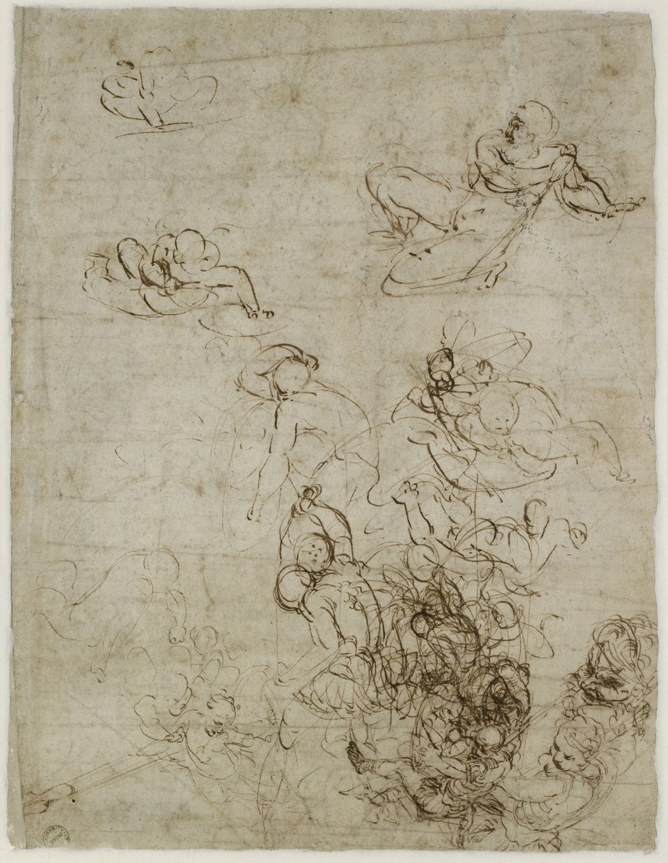 Studi per una Resurrezione (verso) da Raffaello Sanzio Raphael