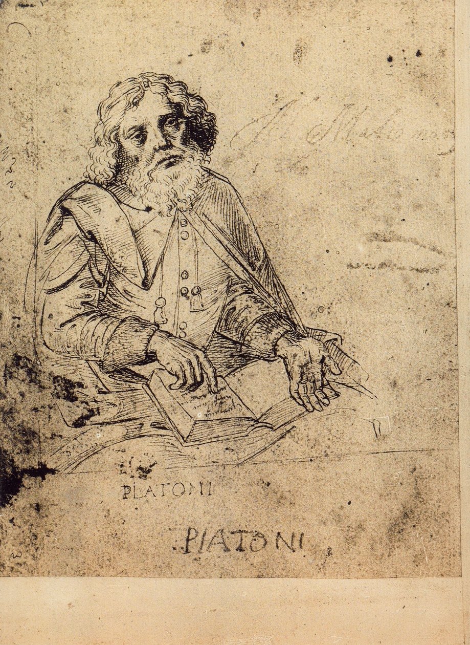 Ritratto di Platone da Raffaello Sanzio Raphael