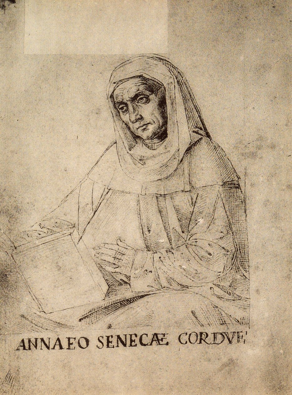 Ritratto di Seneca da Raffaello Sanzio Raphael