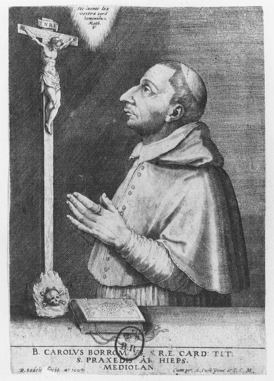Carlo Borromeo da Raphael I Sadeler