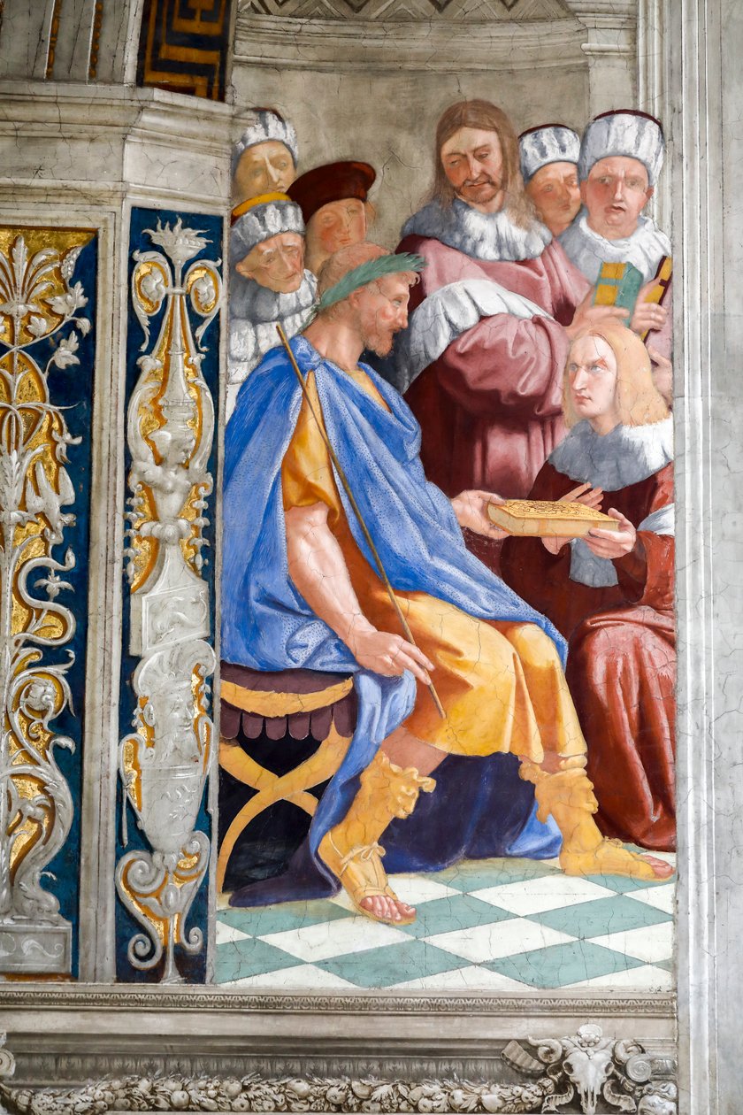 Affresco della giustizia (dettaglio) da Raphael