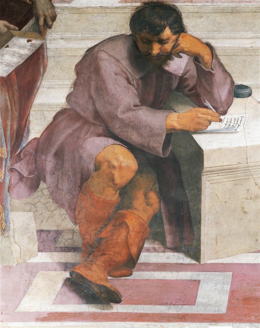 Eraclito (dettaglio) da Raphael